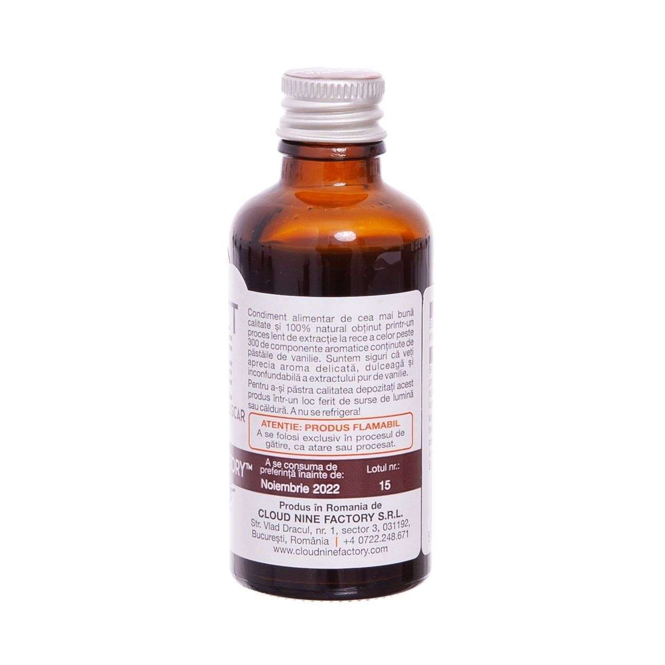 Extract Pur de Vanilie Bourbon de Madagascar (50 ml.)